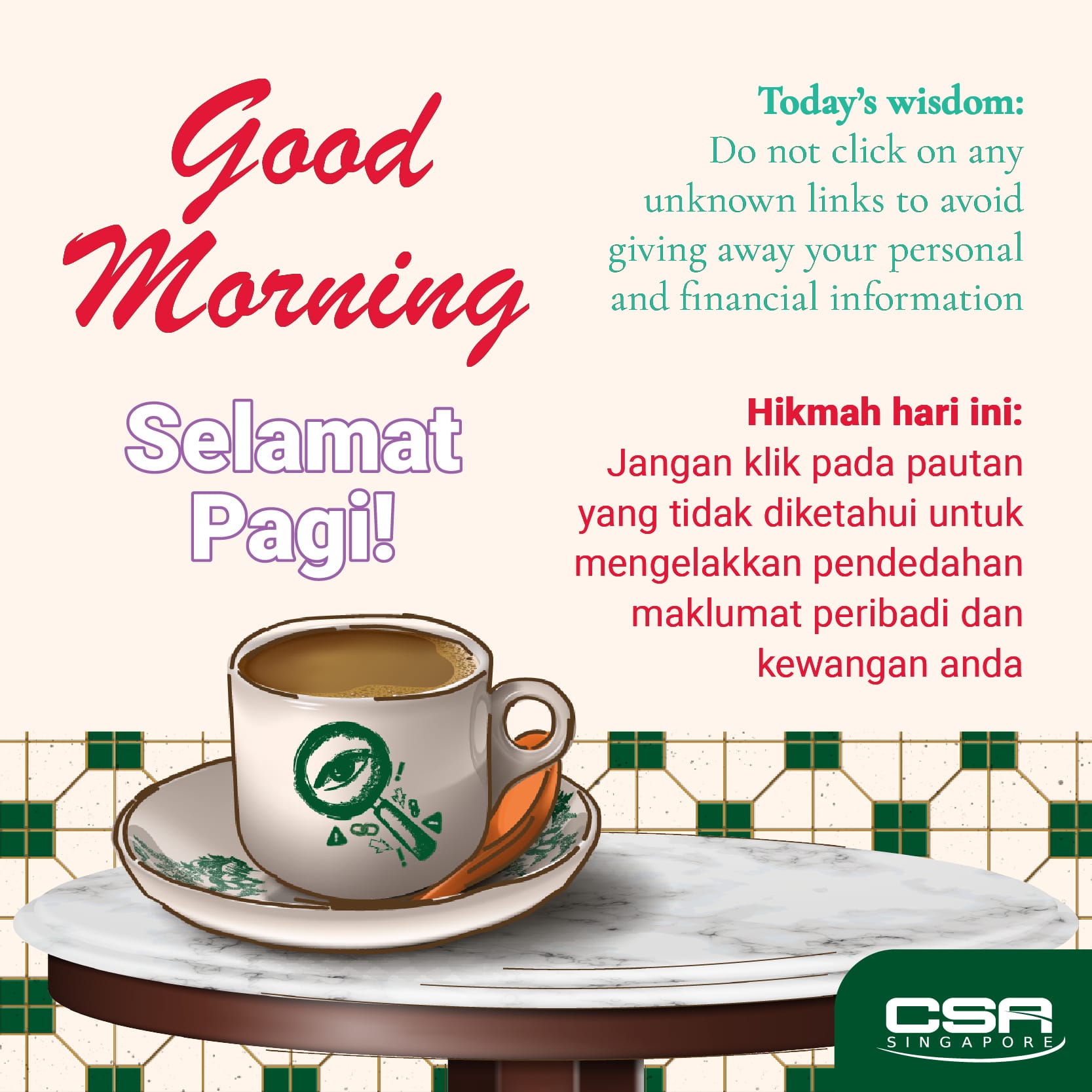 Cyber Tip 1 - Malay version